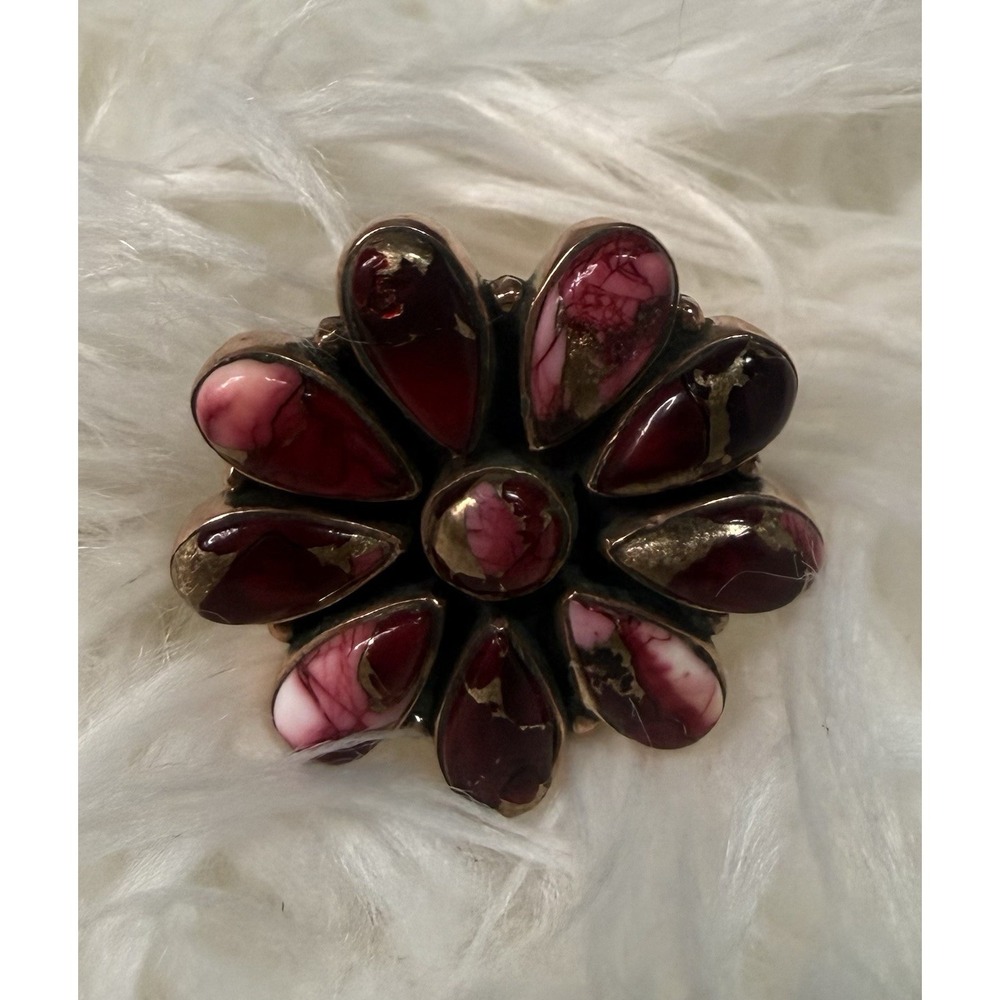 Stunning Copper With Rose Dalia Ring